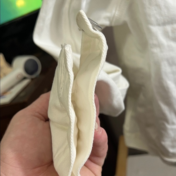 Time and Tru Women's Bright White Denim Jacket - Picture 5 of 6